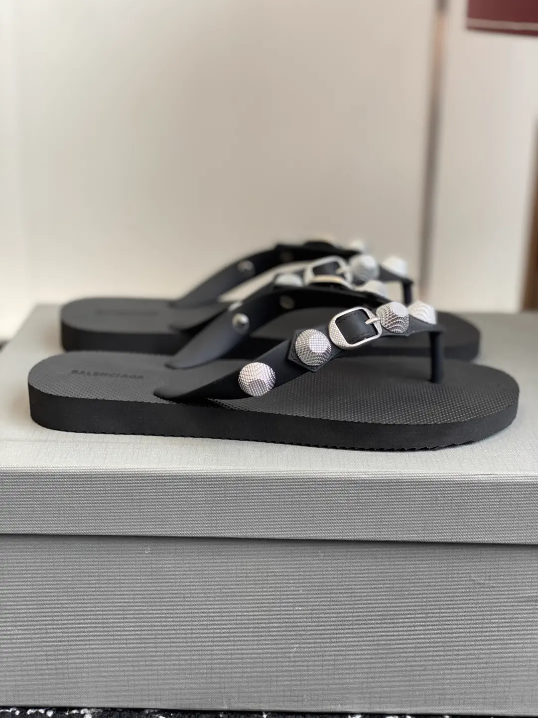 Balenciaga 25ss Studded Flip Flops image 1