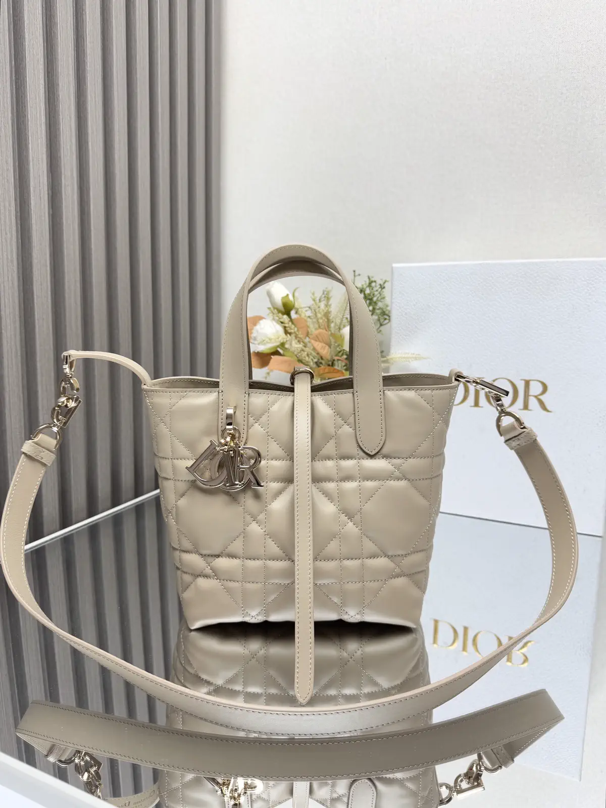 Dior Quilted Top Handle Bag image 1