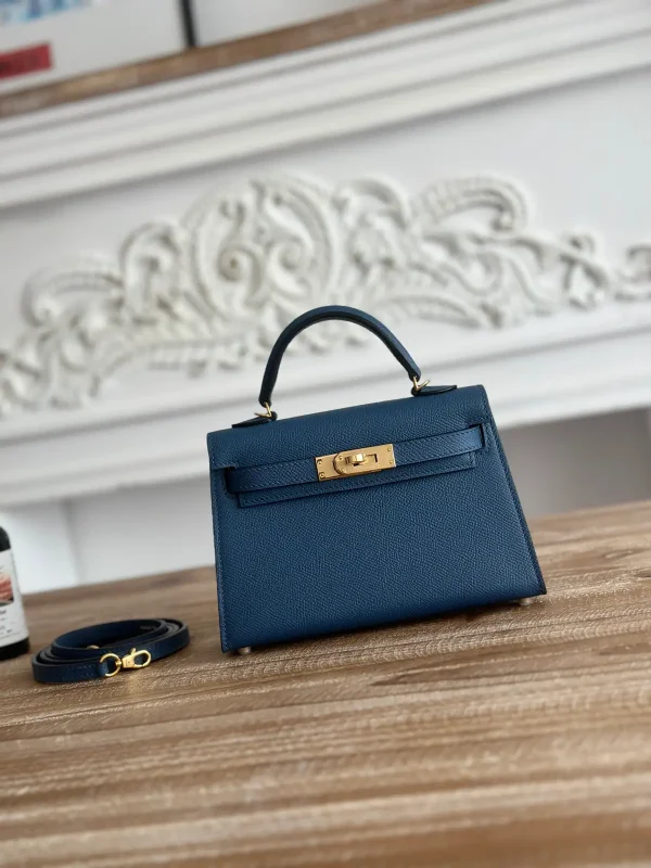 Deep Blue Mini Top Handle Bag image 1