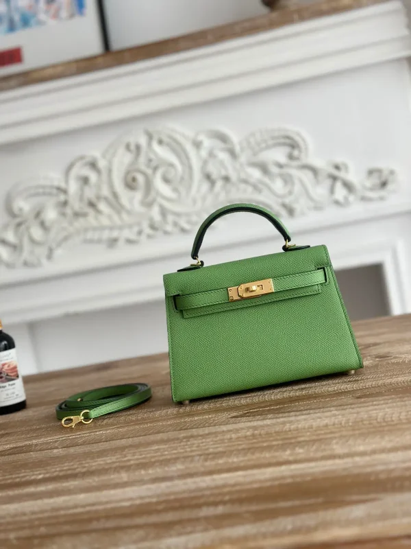 Hermès Green Mini Top Handle Bag image 1