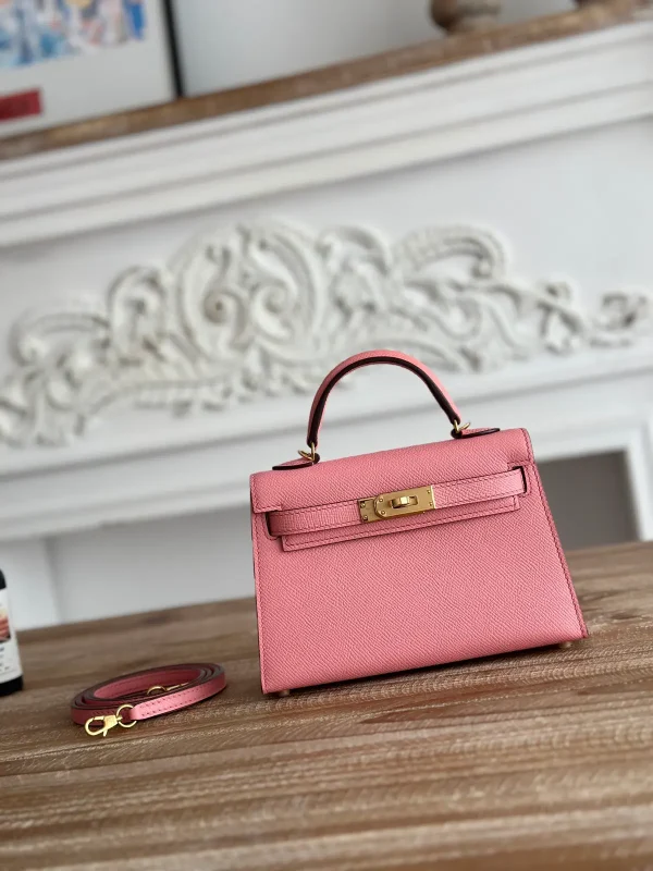 Hermès Pink Mini Top Handle Bag image 1