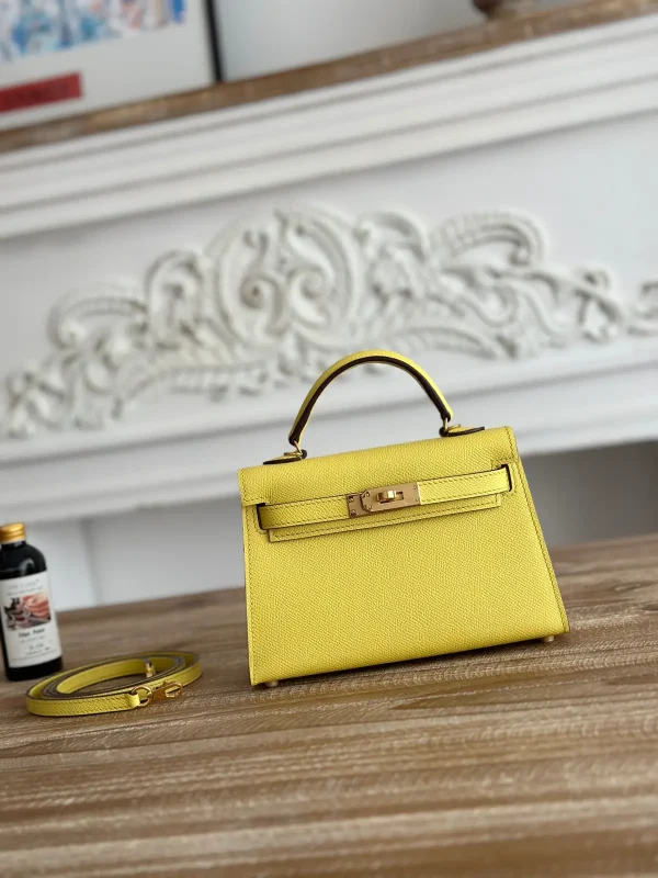 Hermès Yellow Mini Top Handle Bag image 1
