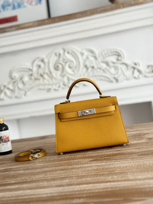 Hermès Mustard Yellow Mini Top Handle Bag image 1