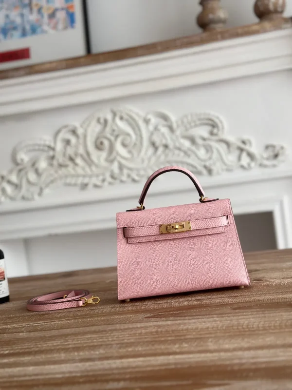 Hermès Pink Mini Top Handle Bag image 1