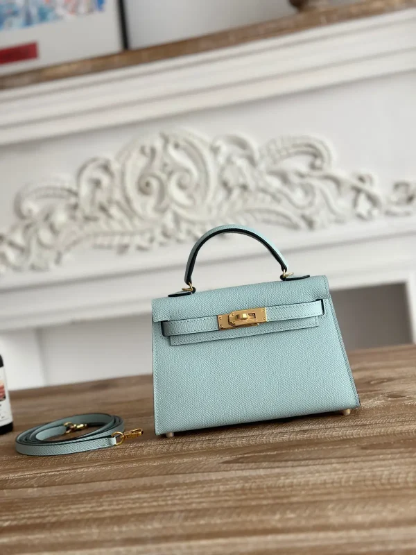 Hermès Light Blue Mini Top Handle Bag image 1