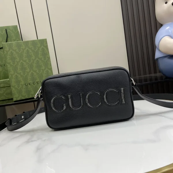Gucci Black Mini Shoulder Bag with Gucci Logo image 1