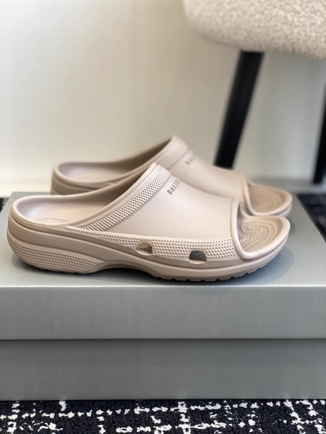 Balenciaga Pool Crocs Collaboration Platform Slides image 1