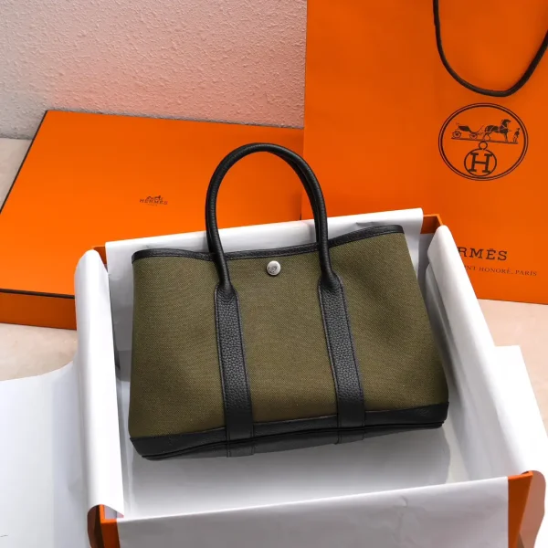 Hermès Canvas Garden Party 30 Tote Bag image 1