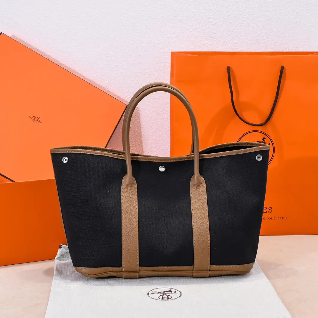 Hermès Canvas Garden Party 36 Tote Bag image 1