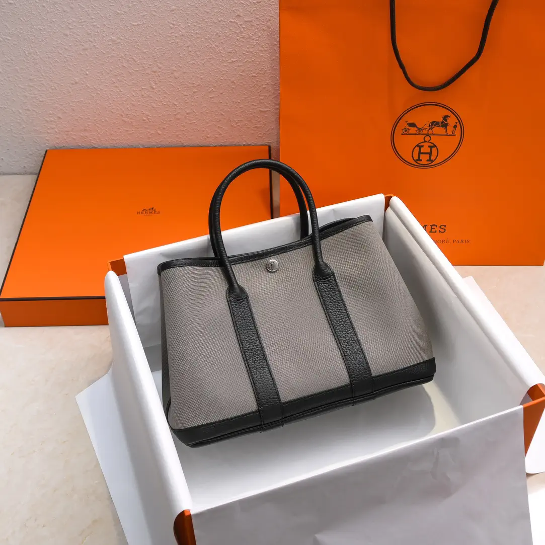 Hermès Canvas Top Handle Bag image 1