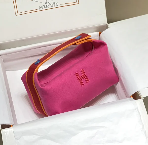 Hermès Canvas Toiletry Bag image 1