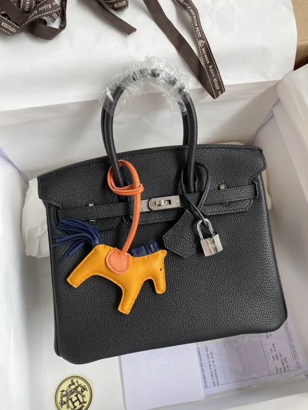 Hermès Black Top Handle Bag image 1