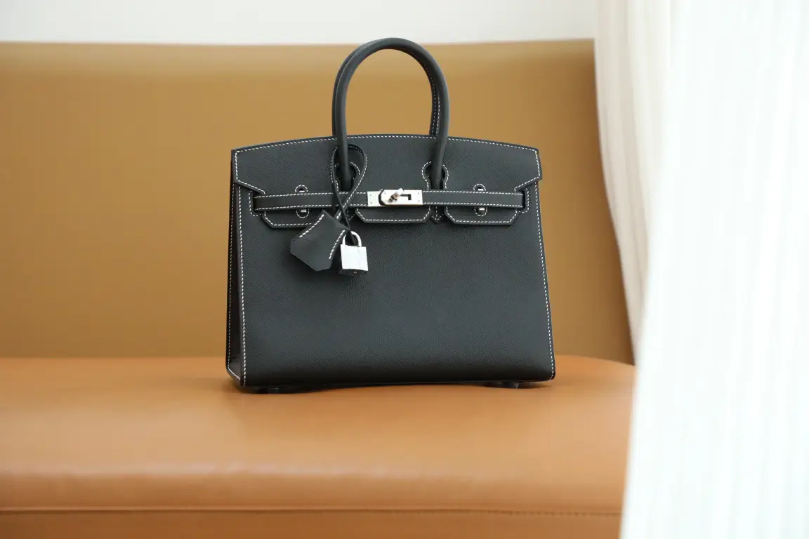 Hermès Black Top Handle Bag image 1