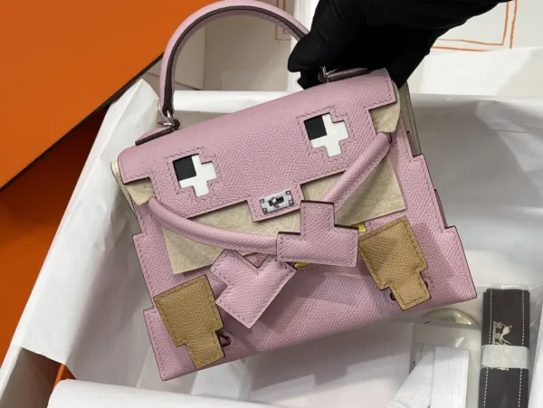 Hermès Mosaic Patchwork Top Handle Bag image 1