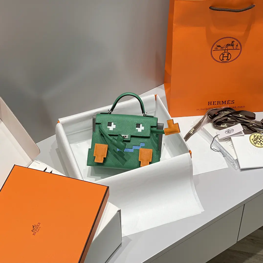 Hermès Kelly Doll Pictograph Top Handle Bag image 1