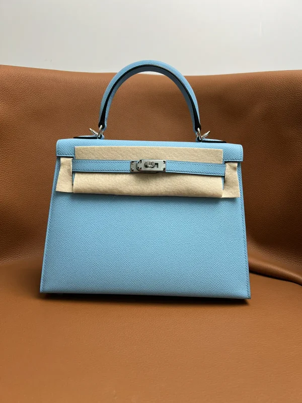 Hermès Light Blue Top Handle Bag image 1