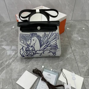 Hermès Pegasus Print Herbag Top Handle Bag image 1