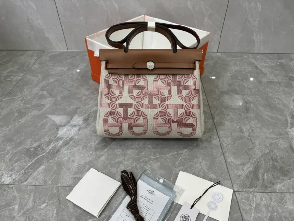 Hermès Herbag Canvas Top Handle Bag image 1