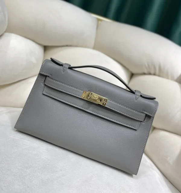 Hermès Gray Top Handle Bag image 1
