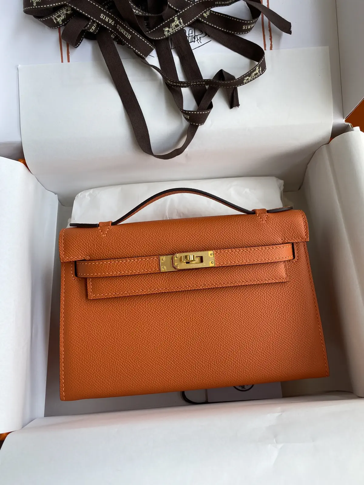 Hermès Kelly 22cm Top Handle Clutch image 1