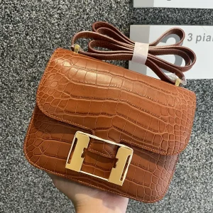 Hermès Crocodile Embossed Crossbody Bag image 1