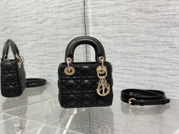 Dior Micro Quilted Top Handle Bag image 1