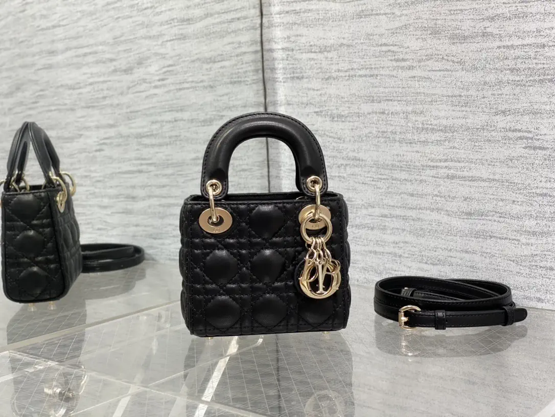 Dior Micro Quilted Top Handle Bag image 1