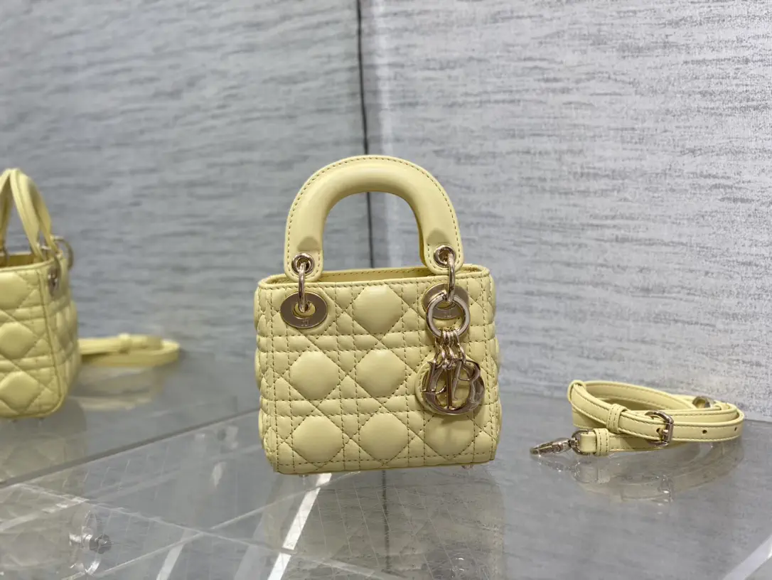Dior Quilted Micro Top Handle Bag image 1