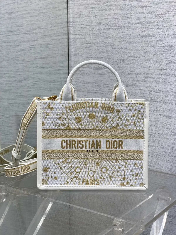 Dior Embroidered Tote Bag image 1