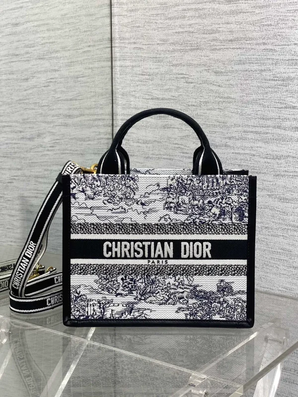 Dior Embroidered Tote Bag image 1