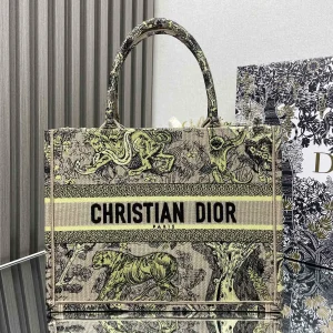 Dior Animal Embroidered Book Tote Bag image 1