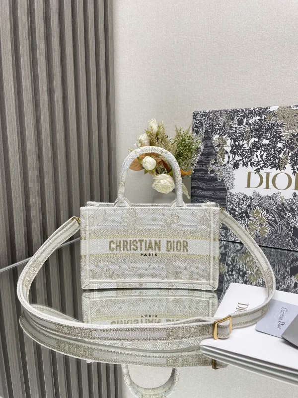 Dior Mini Book Tote Bag with Detachable Shoulder Strap image 1