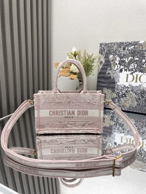 Dior Mini Book Tote with Detachable Adjustable Shoulder Strap image 1