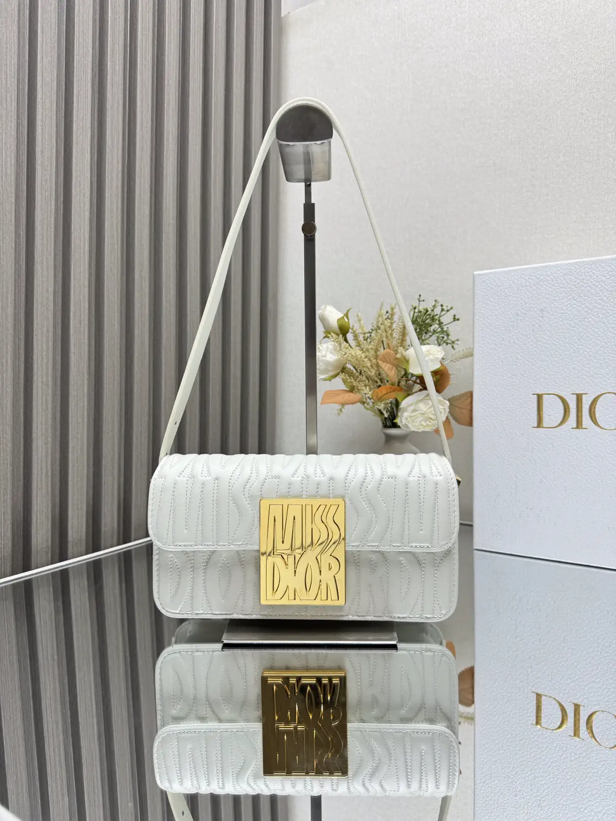 Dior Quilted Flap Shoulder Bag image 1