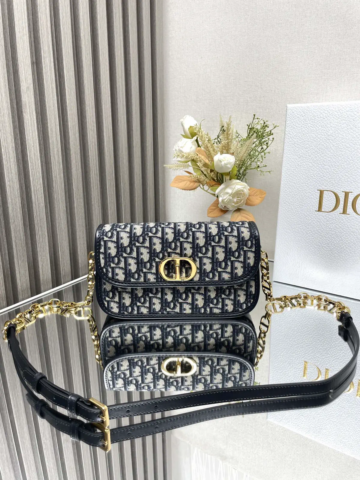 Dior 30 Montaigne Avenue Monogram Shoulder Bag image 1