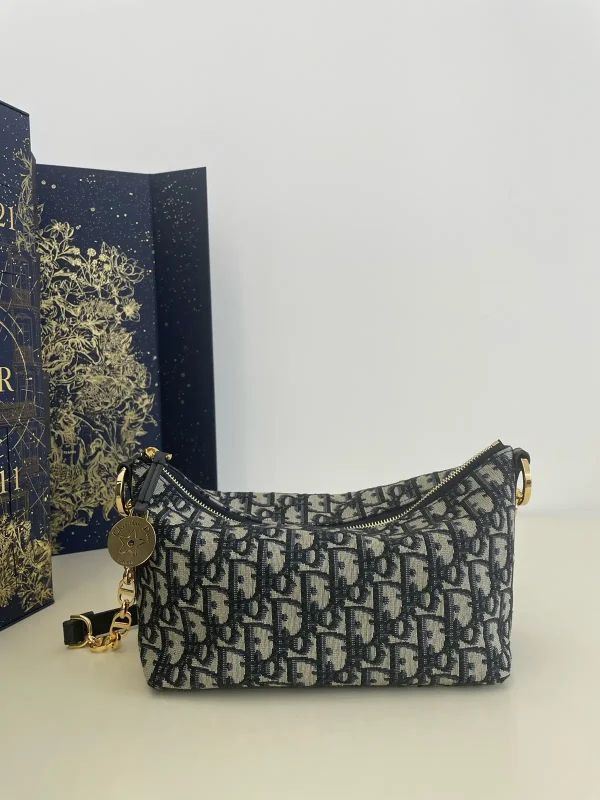Dior Monogram Hobo Chain Shoulder Bag image 1