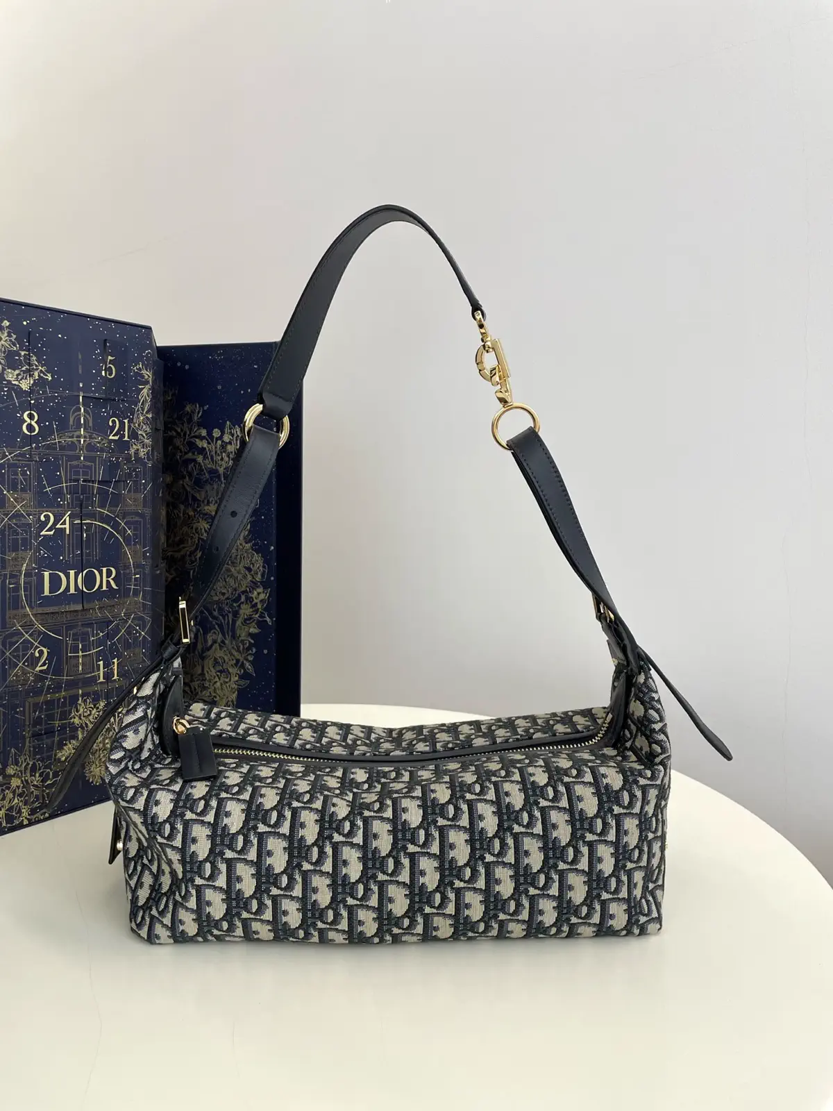 Dior Monogram Hobo Shoulder Bag image 1