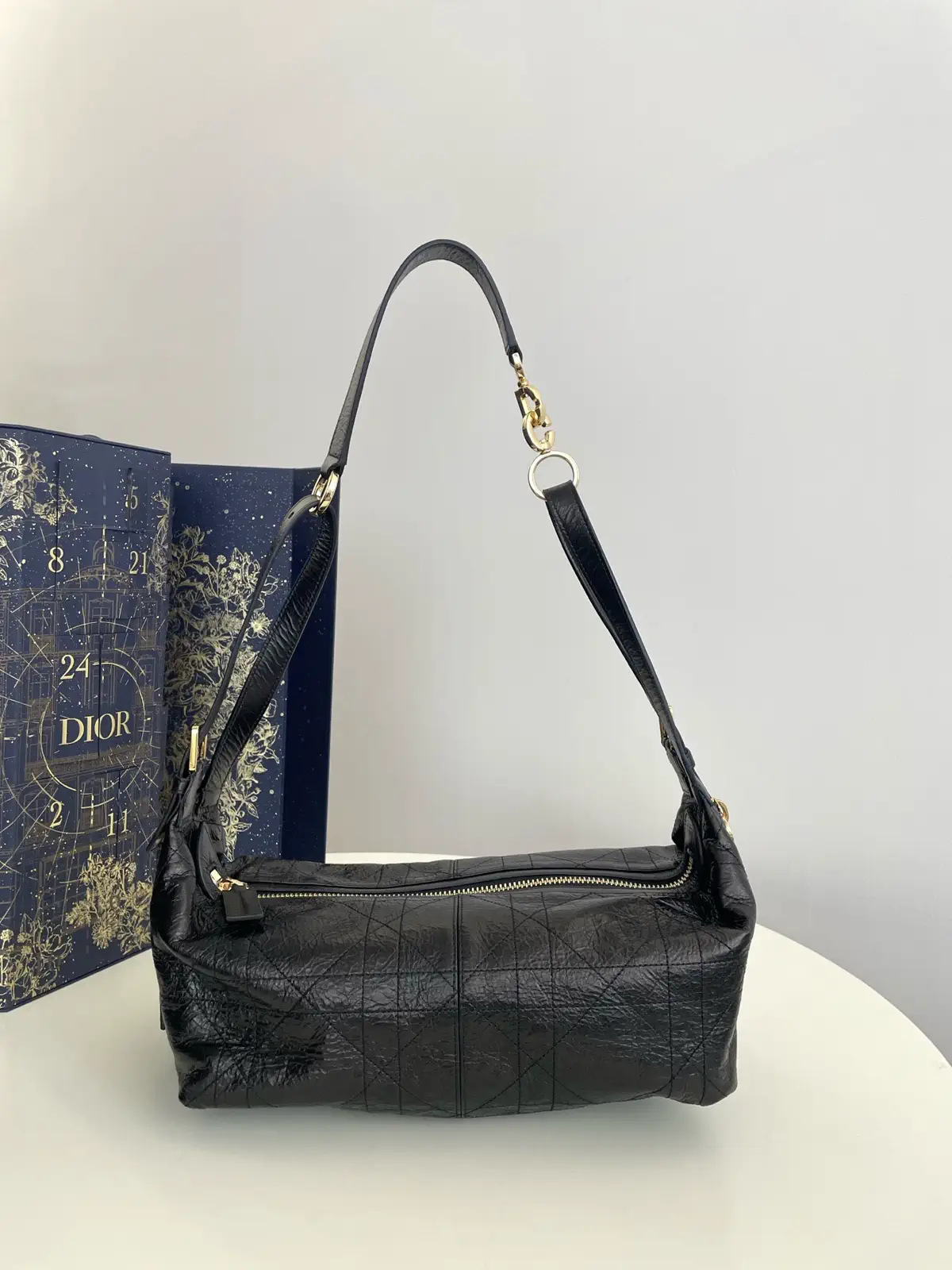 Dior Quilted Hobo Shoulder Bag image 1