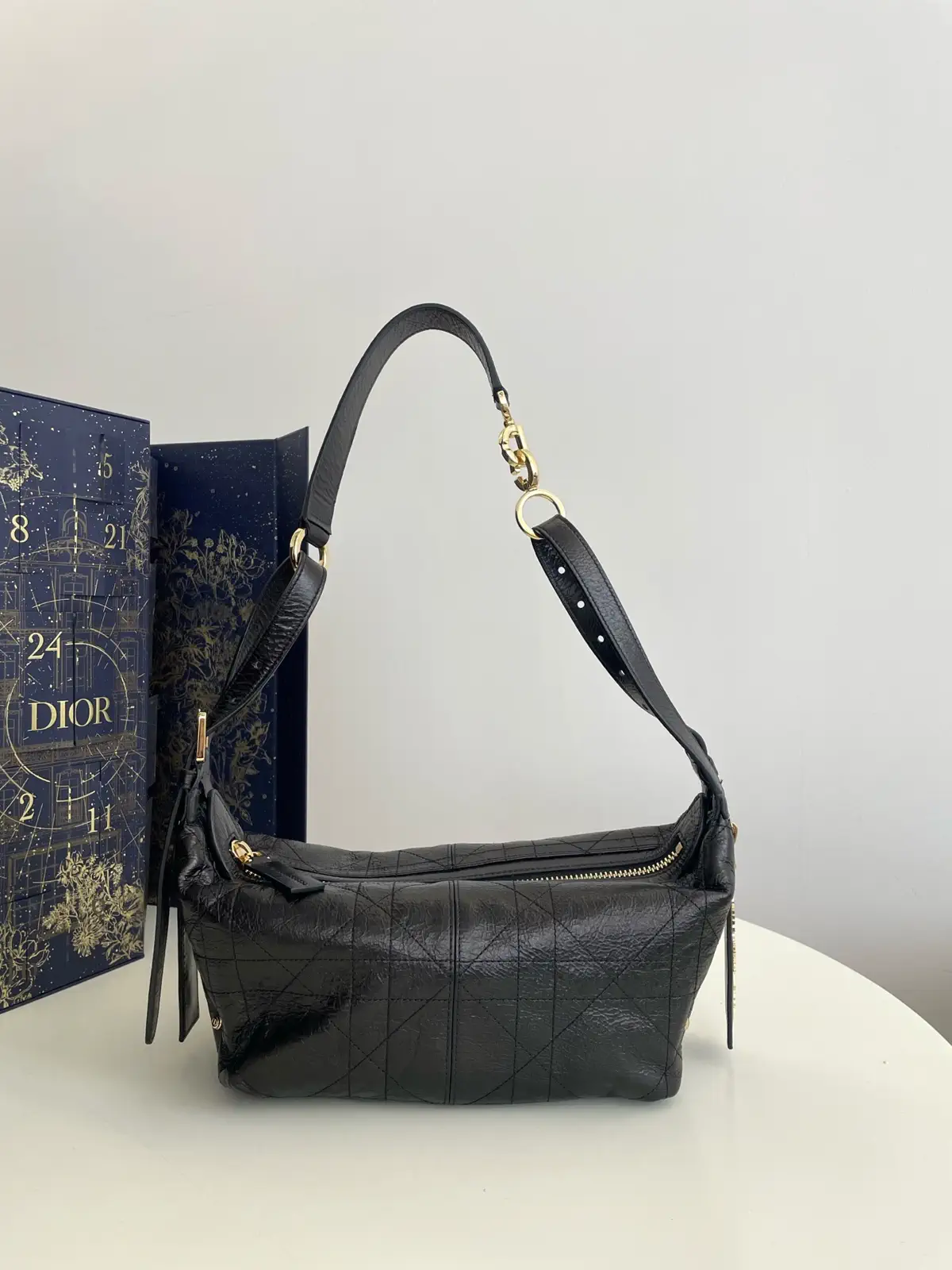 Dior Quilted Hobo Shoulder Bag image 1