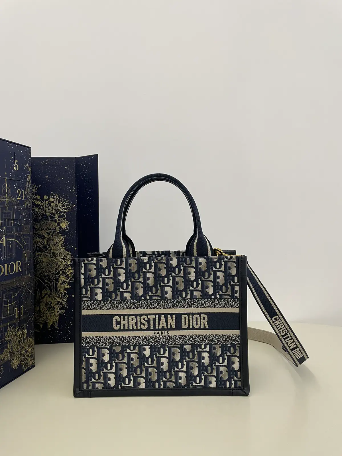 Dior Monogram Tote Bag image 1