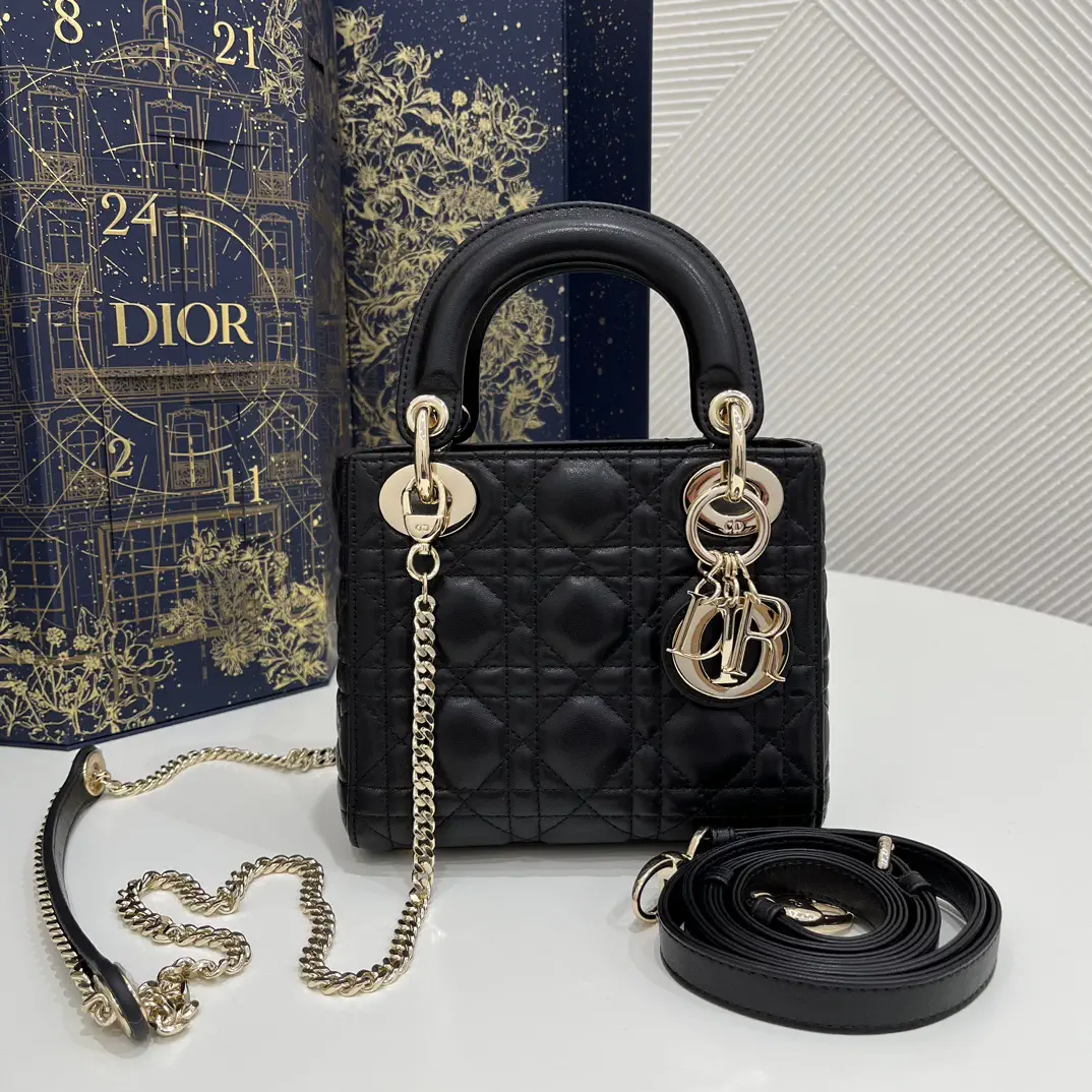 Dior Quilted Top Handle Bag image 1