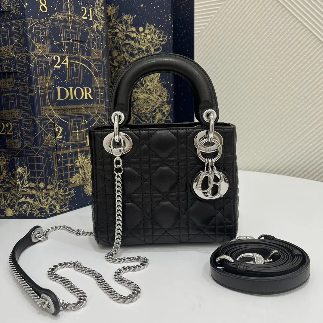 Dior Quilted Top Handle Bag image 1