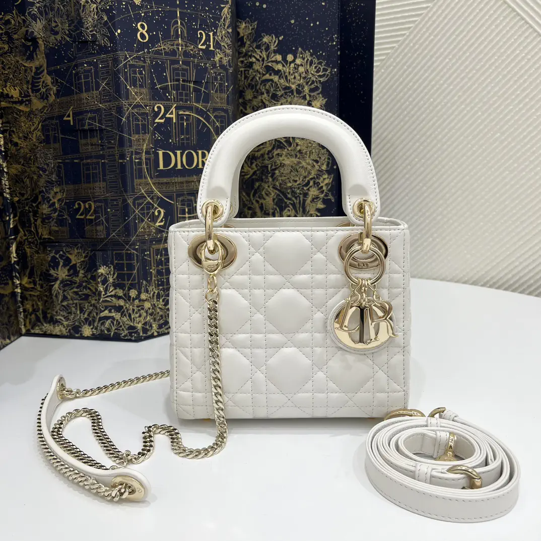 Dior Quilted Top Handle Bag image 1