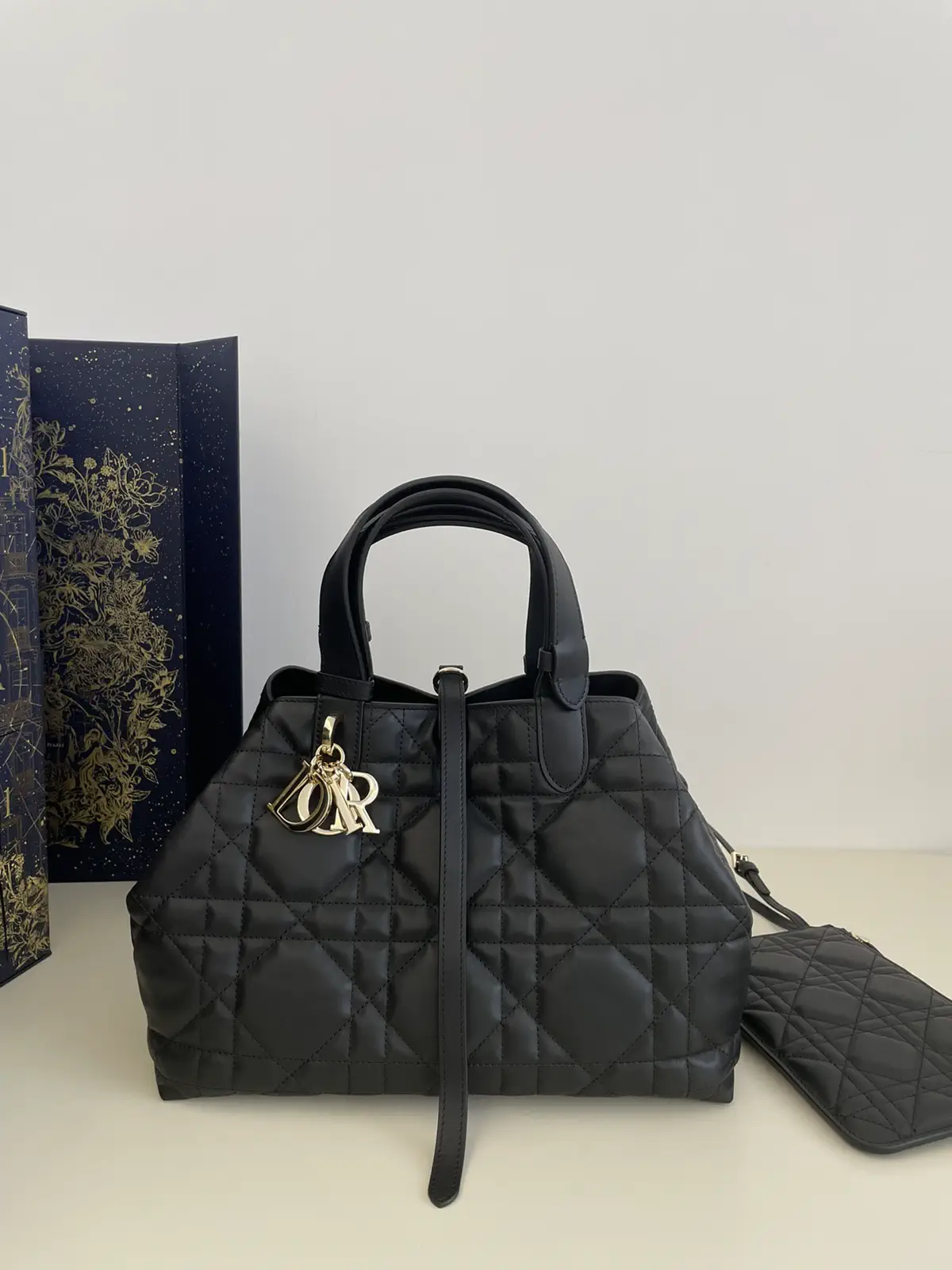Dior Quilted Top Handle Bag image 1