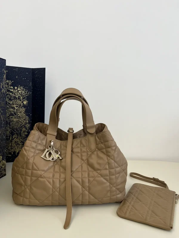 Dior Quilted Tote Bag image 1