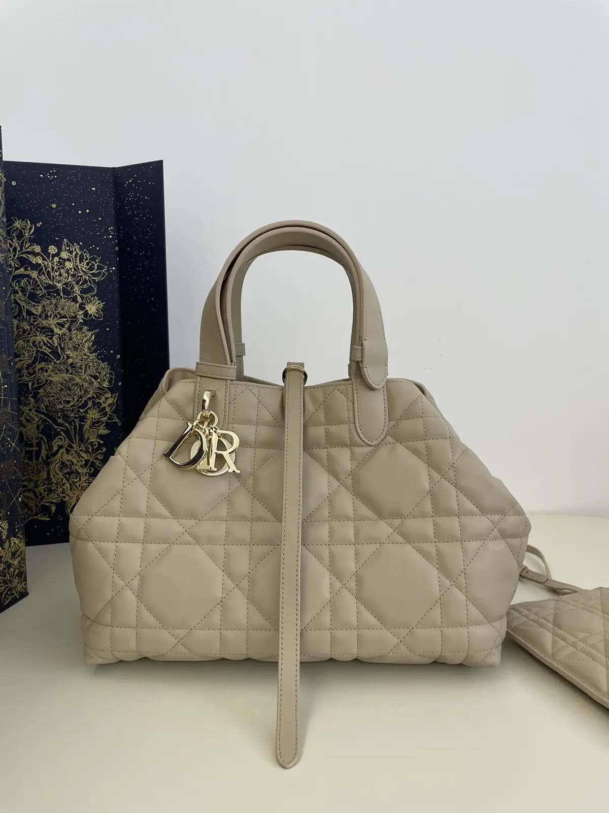 Dior Quilted Top Handle Bag image 1