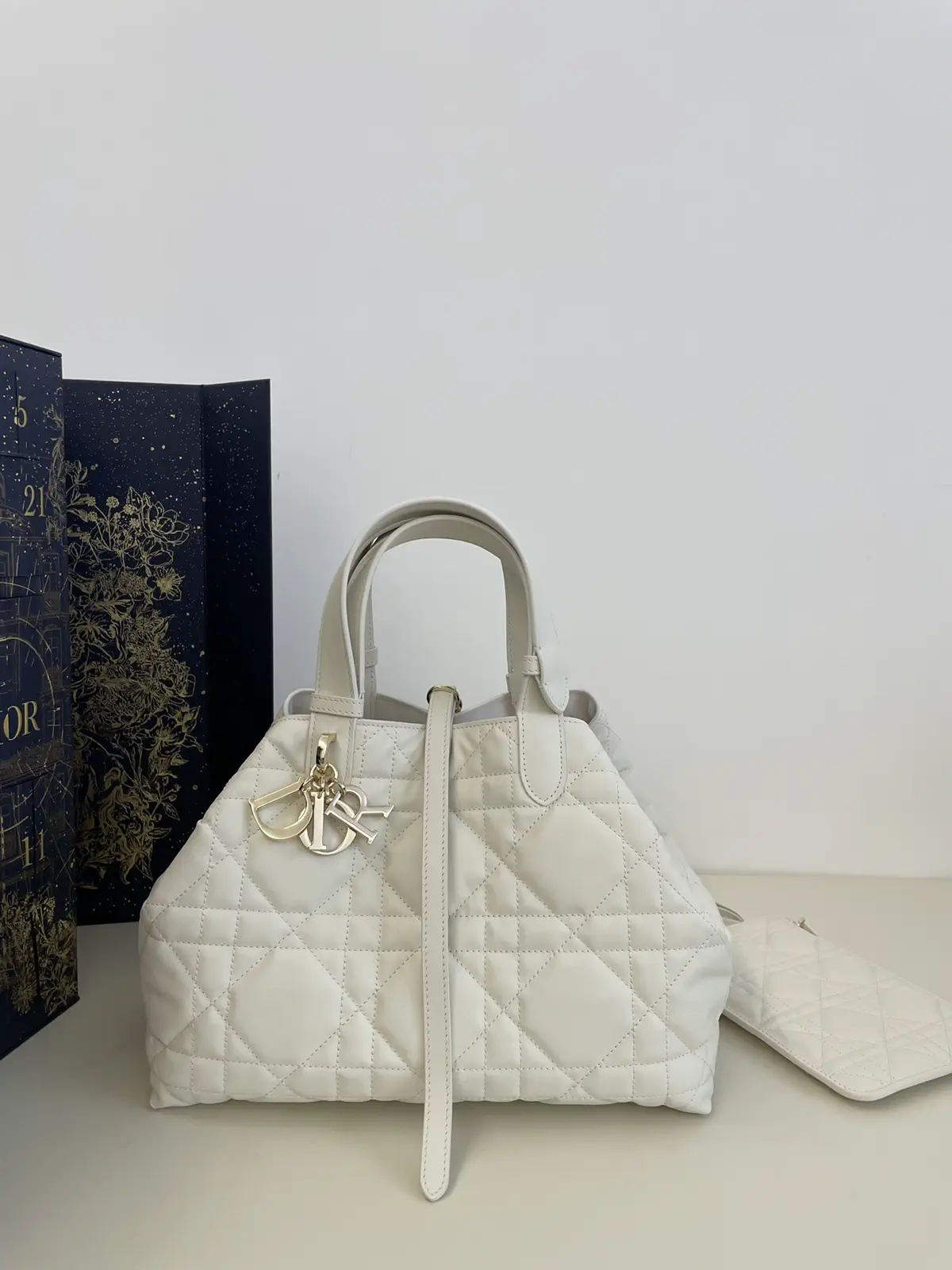Dior Quilted Top Handle Bag image 1