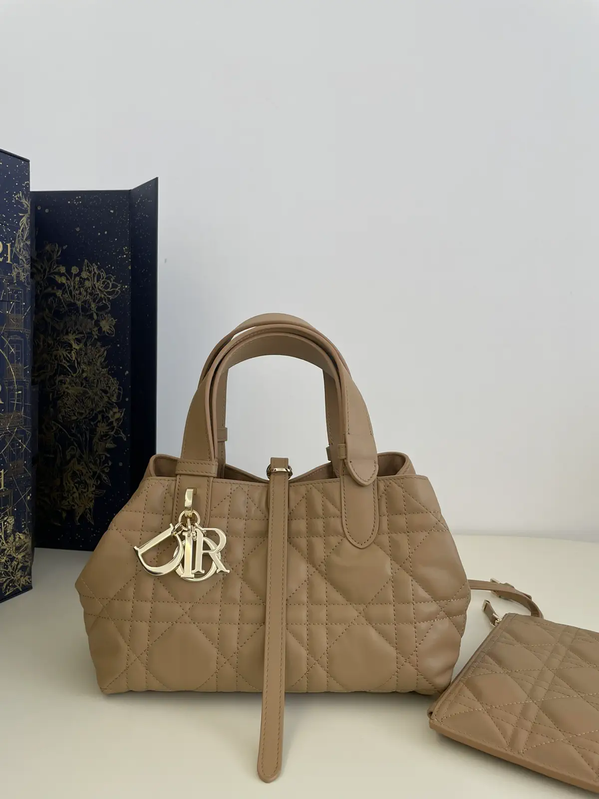 Dior Quilted Top Handle Bag image 1