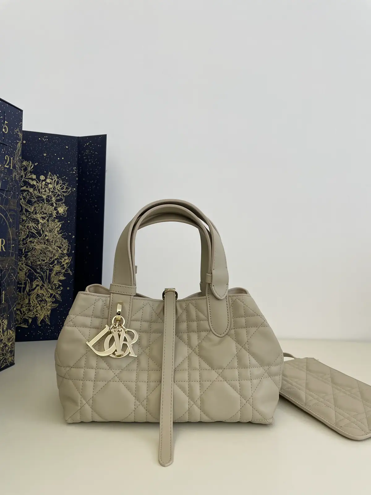 Dior Quilted Top Handle Bag image 1