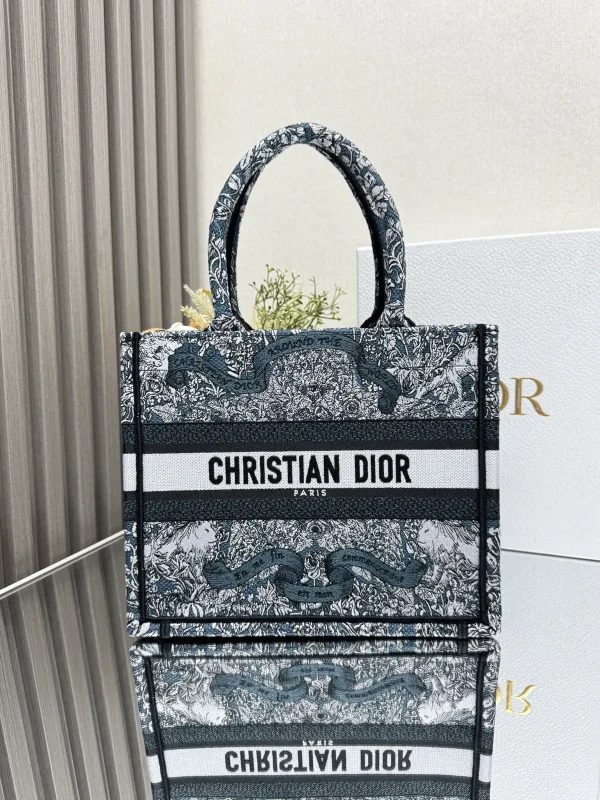 Dior Embroidered Tote Bag image 1